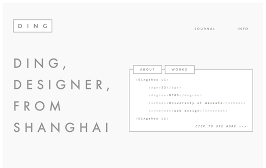 Dingzhou Lis Personal Website
